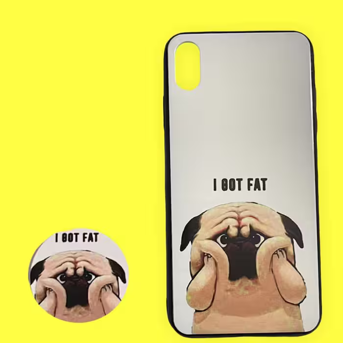 کاور طرح DOG مدل FANT8 مناسب برای گوشی موبایل اپل IPHONE X / XSبه همراه پایه نگهدارنده