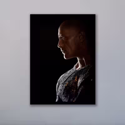 تابلو مدل دواین جانسون فیلم Dwayne Johnson - Black Adam کد LAG1079