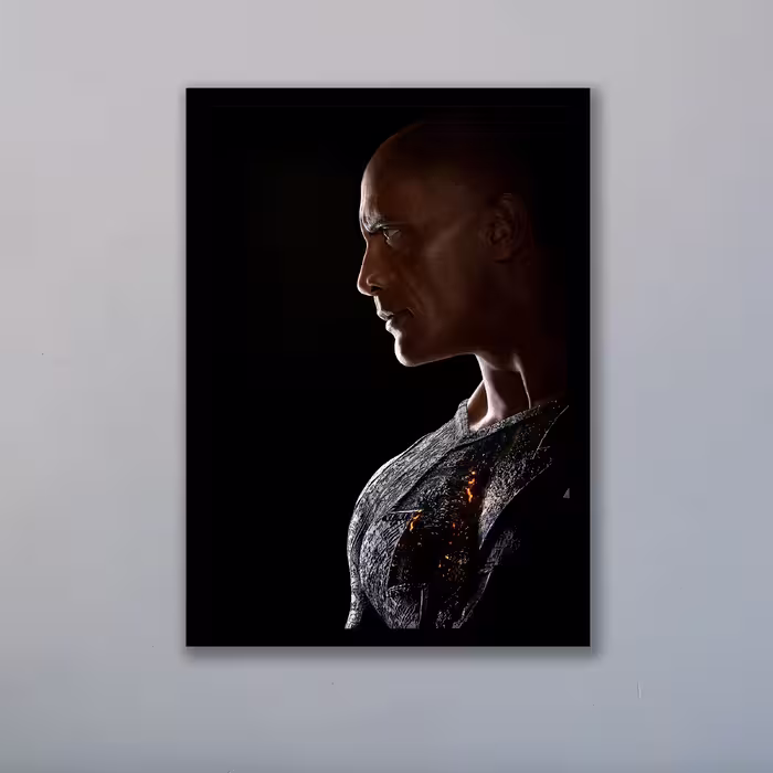 تابلو مدل دواین جانسون فیلم Dwayne Johnson - Black Adam کد LAG1079