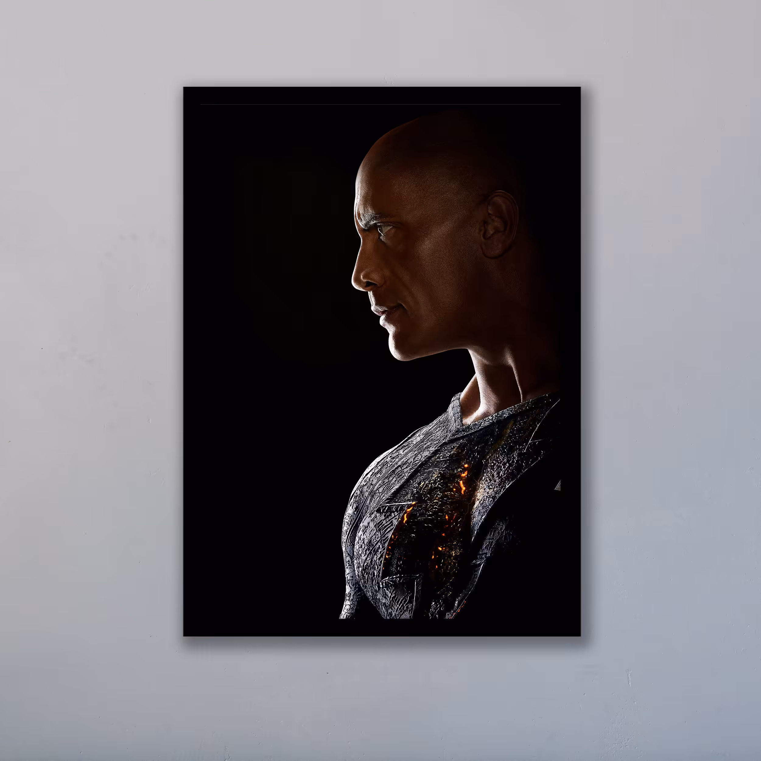 تابلو مدل دواین جانسون فیلم Dwayne Johnson - Black Adam کد LAG1079