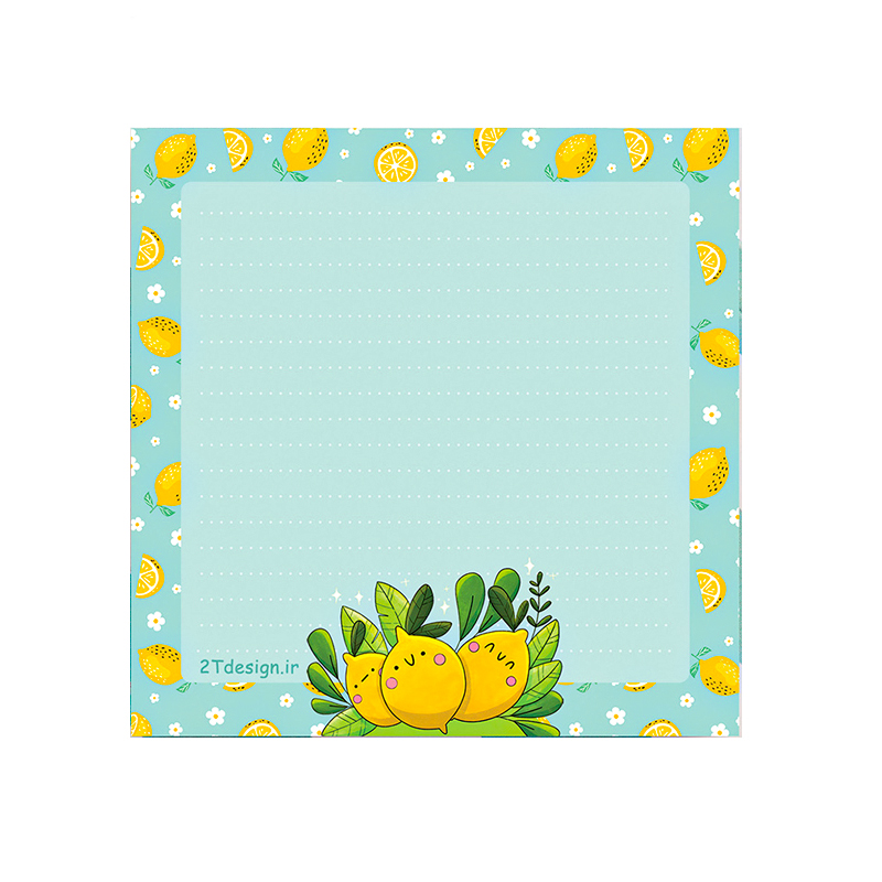 کاغذ یادداشت فانتزی طوطی