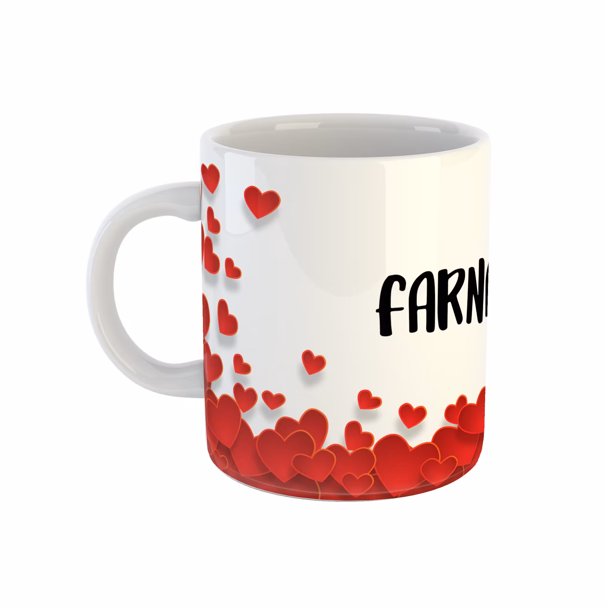 ماگ طرح قلب مدل فرناز