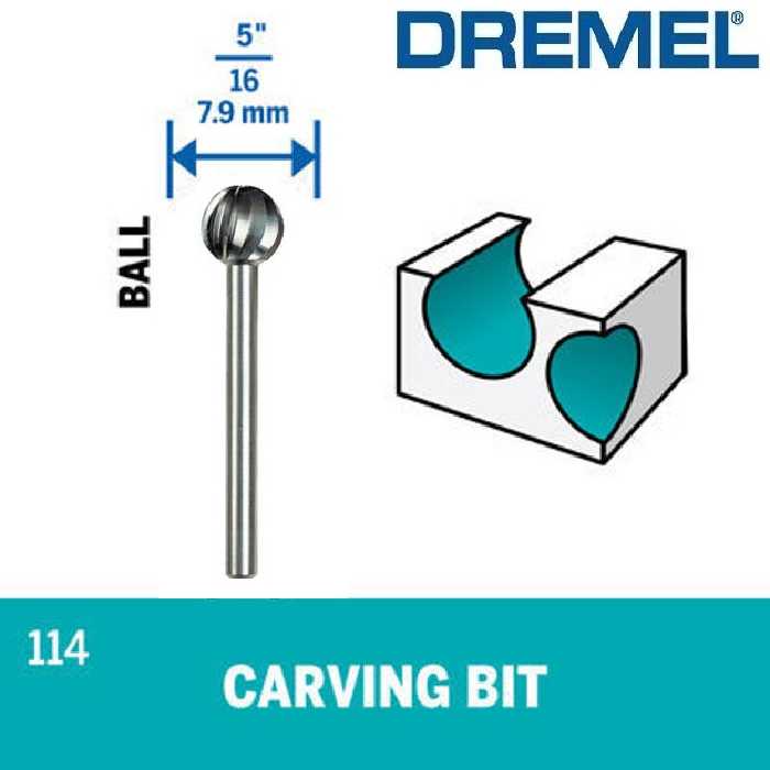 مجموعه 2 عددی سری فرز مینیاتوری درمل مدل 114 
