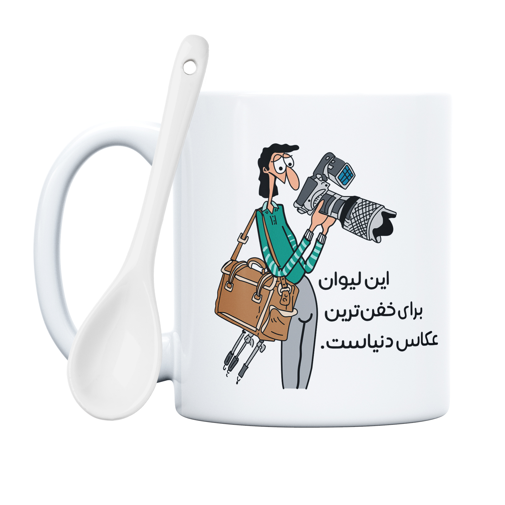 ماگ طرح خفن‌ترین آقای عکاس دنیا