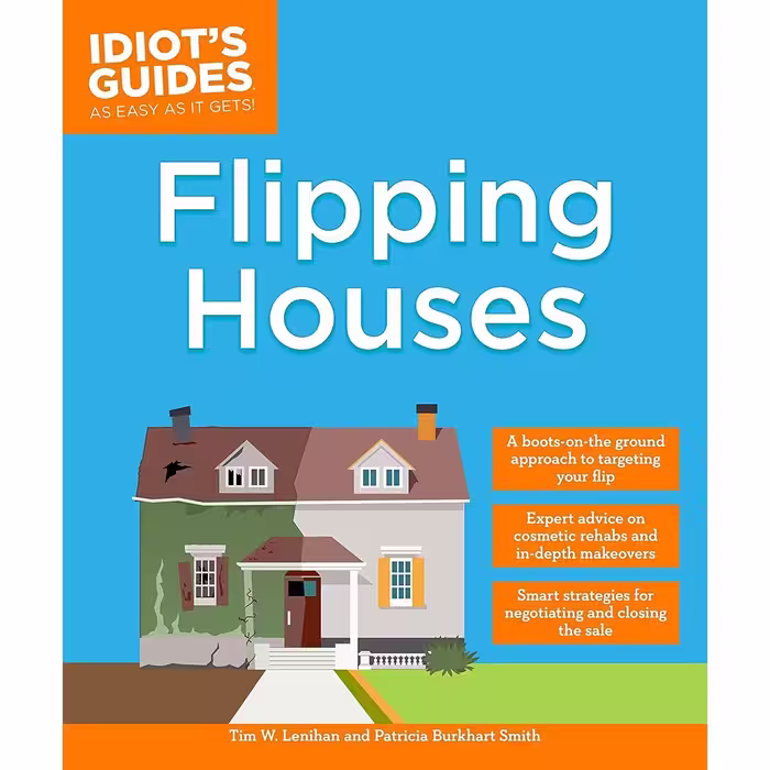 کتاب زبان اصلی Flipping Houses Idiots Guides انتشارات Alpha