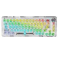 کیبورد بی سیم شارژی گیمینگ AULA F68 طوسی - یاسین کامپیوتر