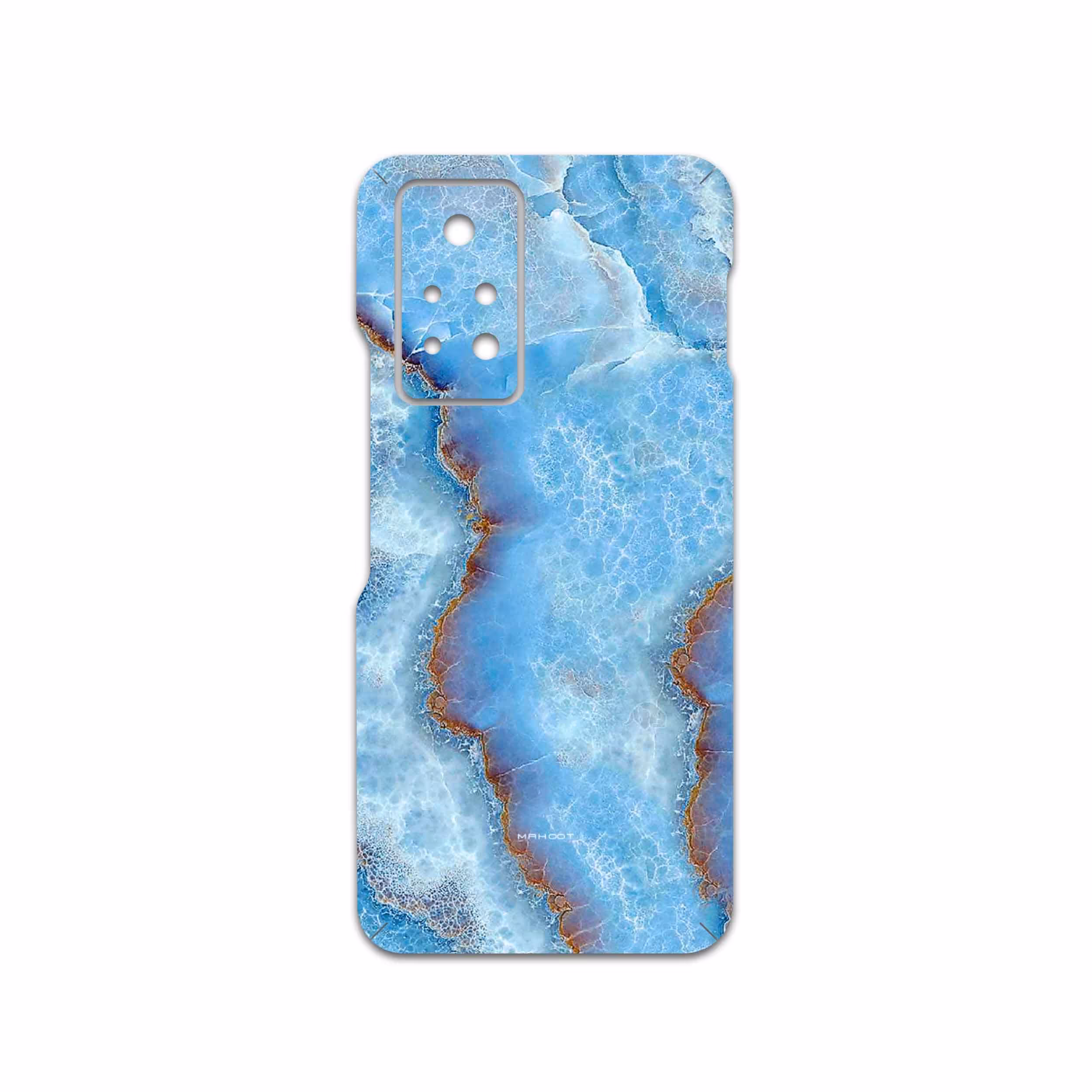 برچسب پوششی ماهوت مدل Blue-Ocean-Marble مناسب برای گوشی موبایل اینفینیکس Note 11 Pro