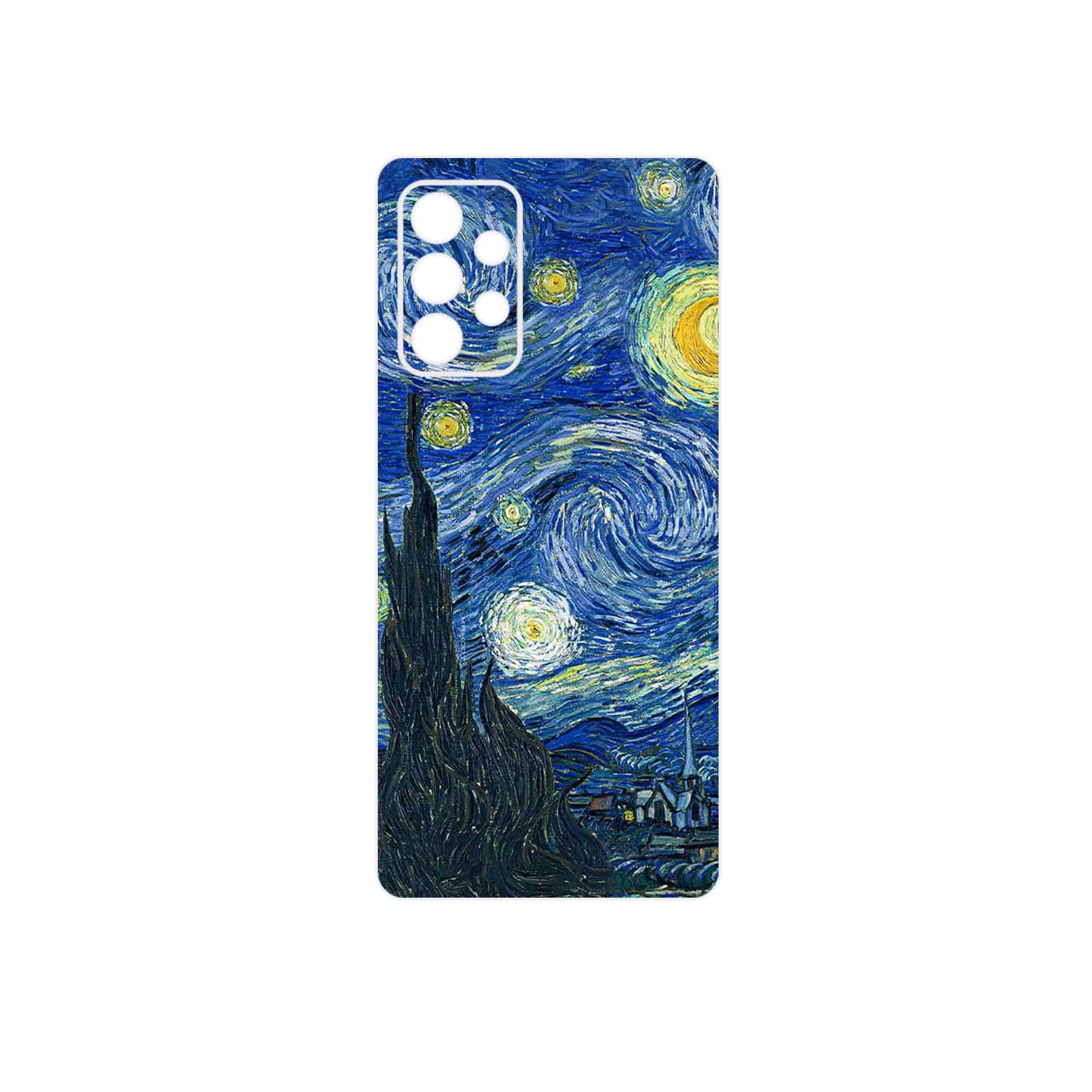 برچسب پوششی ماهوت مدل The Starry Night of van Gogh مناسب برای گوشی موبایل سامسونگ Galaxy A52 4G