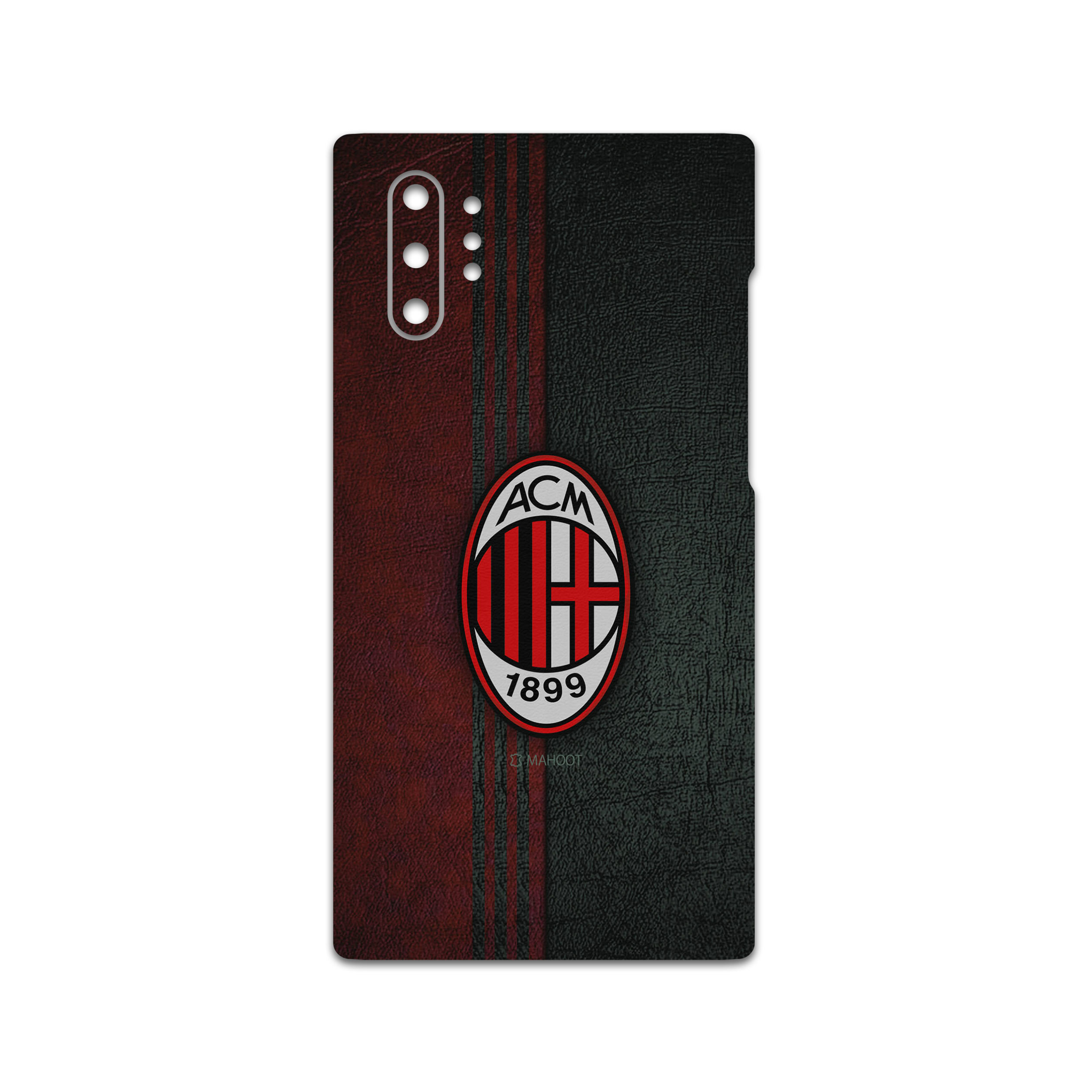 برچسب پوششی ماهوت مدل AC-Milan-FC مناسب برای گوشی موبایل سامسونگ Galaxy Note 10 Plus