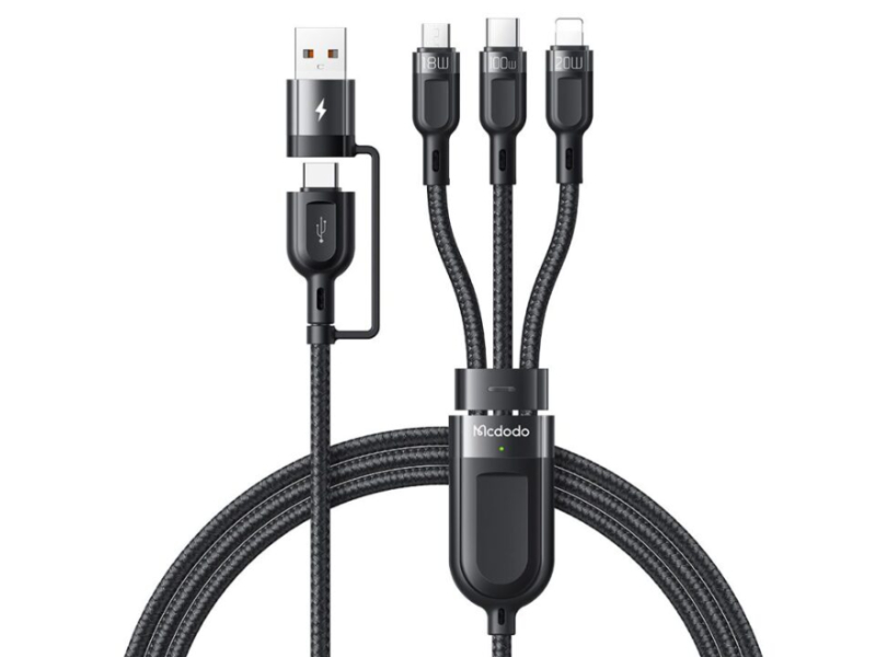 کابل فست شارژ چندکاره مک دودو مدل CA-8800 2 In 3 100W