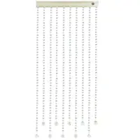 پرده آویز آریا کریستال مدل کوتاه و بلند سایز 50x270 سانتی متر