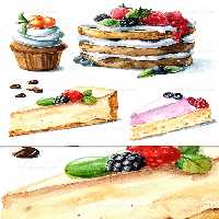 عکس کیک و شیرینی | گرافیک با طعم تربچه