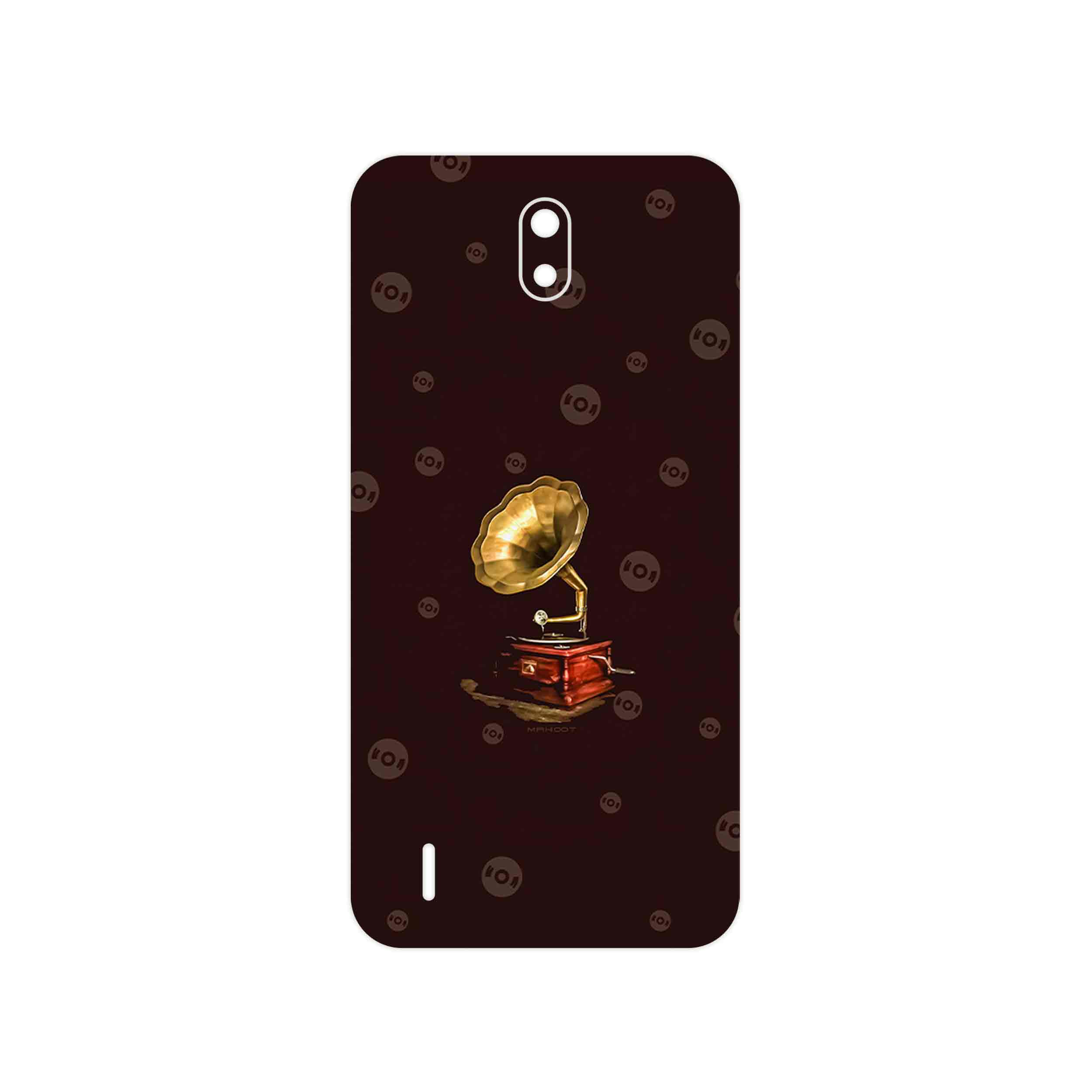 برچسب پوششی ماهوت مدل Gramophone Nostalgia مناسب برای گوشی موبایل نوکیا C1