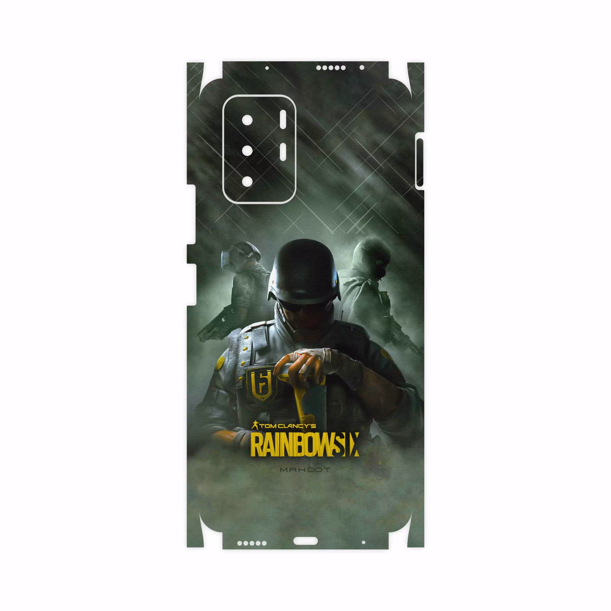برچسب پوششی ماهوت مدل Rainbow-Six-Game-FullSkin مناسب برای گوشی موبایل شیائومی Poco X3 GT 5G