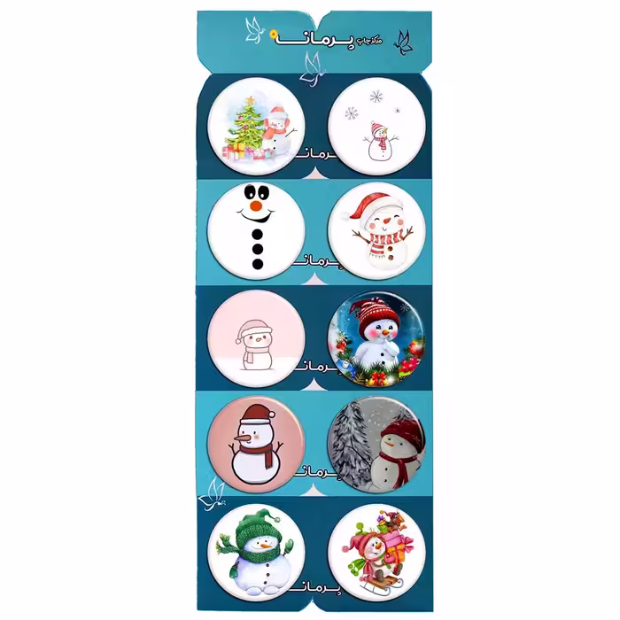 پیکسل پرمانه طرح snowman کد pmg.5652 مجموعه 10 عددی