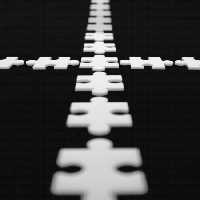 خرید و دانلود عکس تکه‌های پازل کنار هم مناسب برای تبلیغات و برندینگ | پیک فاکس | Pic Fox