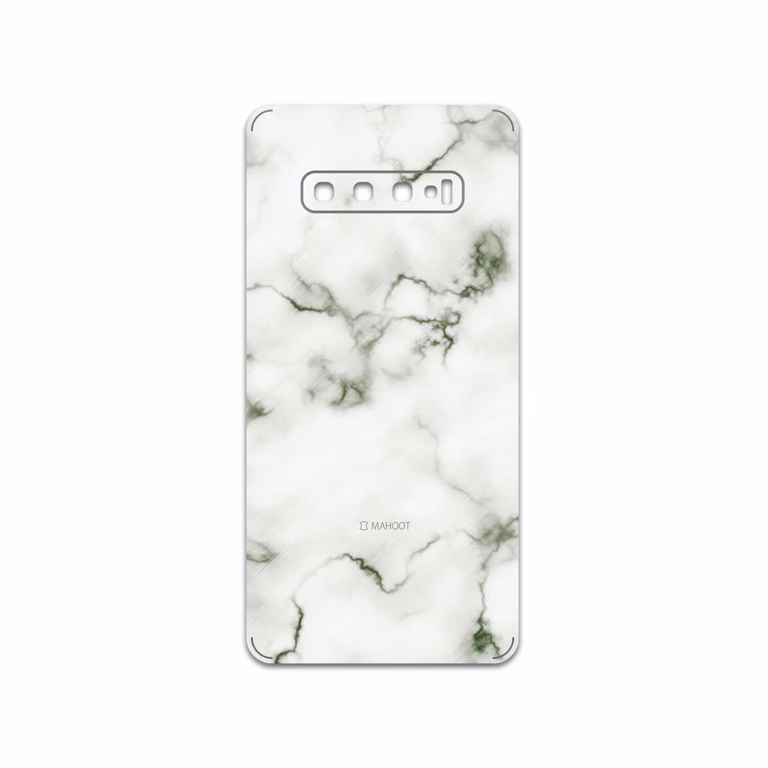 برچسب پوششی ماهوت مدل Blanco-Smoke-Marble مناسب برای گوشی موبایل سامسونگ Galaxy S10 Plus