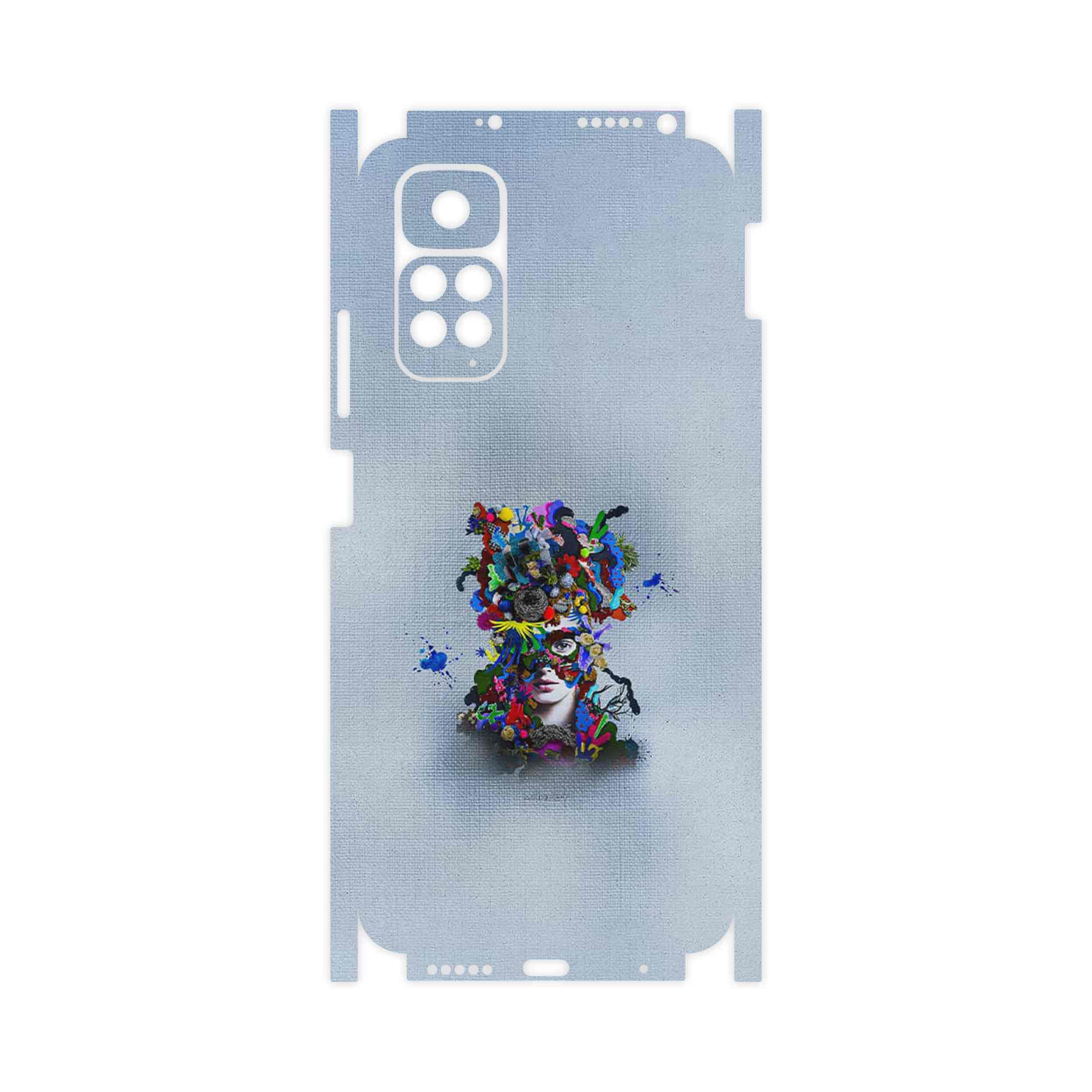 برچسب پوششی ماهوت مدل Collage of surreal Portrait of Women 4-FullSkin مناسب برای گوشی موبایل شیائومی Redmi Note 11S