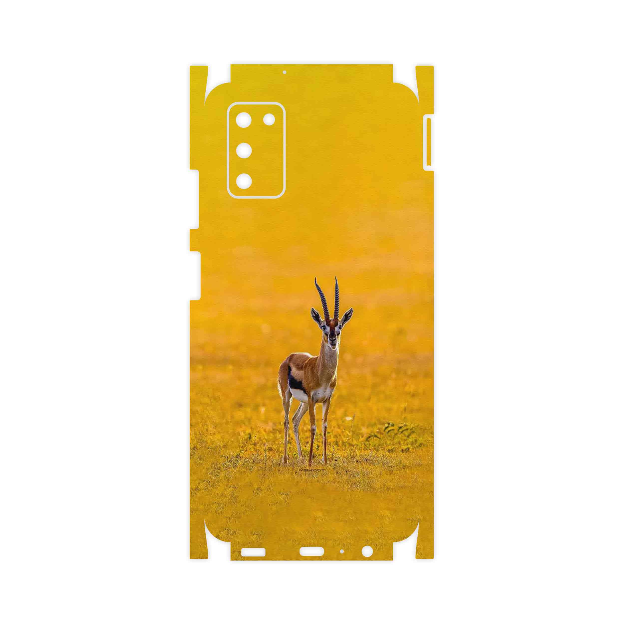 برچسب پوششی ماهوت مدل Gazelle-FullSkin مناسب برای گوشی موبایل سامسونگ Galaxy A03S
