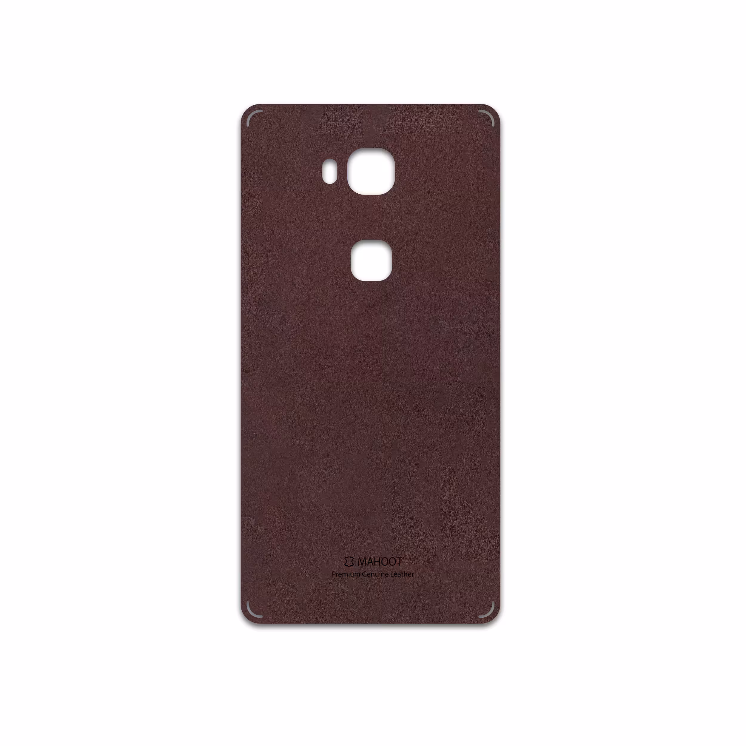 برچسب پوششی ماهوت مدل Matte-Dark-Brown-Leather مناسب برای گوشی موبایل آنر 5X