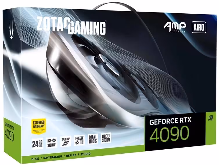 خرید کارت گرافیک زوتاک Zotac Gaming GeForce RTX 4090 AMP Extreme AIRO با بهترین قیمت