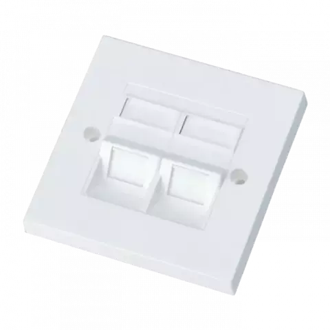 فیس پلیت دو پورت K-net مدل K-NBP860002