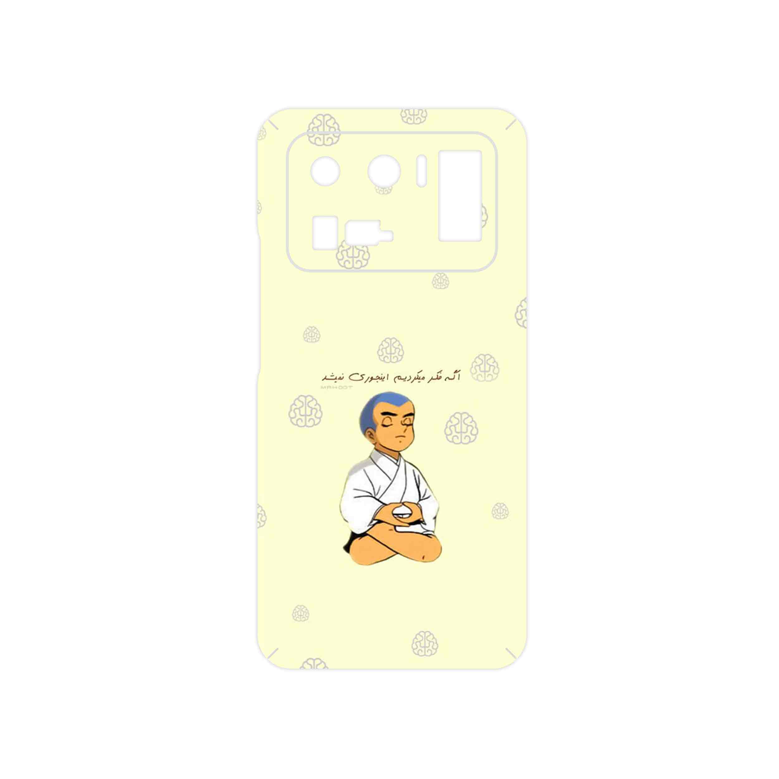 برچسب پوششی ماهوت مدل Ikkyu-san مناسب برای گوشی موبایل شیائومی Mi 11 Ultra