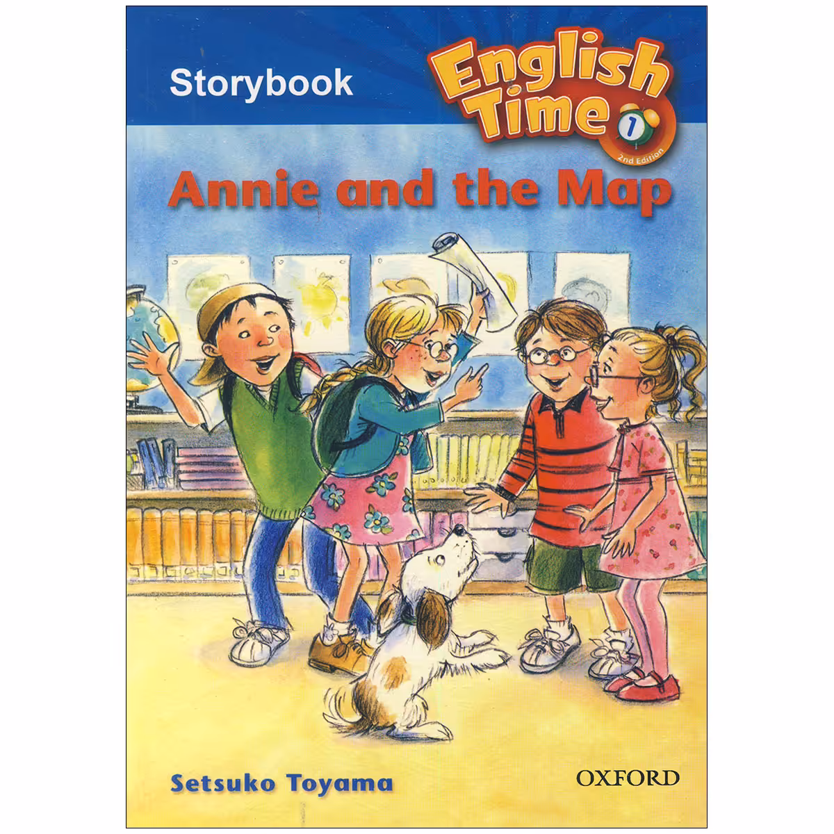 کتاب annie and the map اثرsetsuko toyama انتشارات oxford 