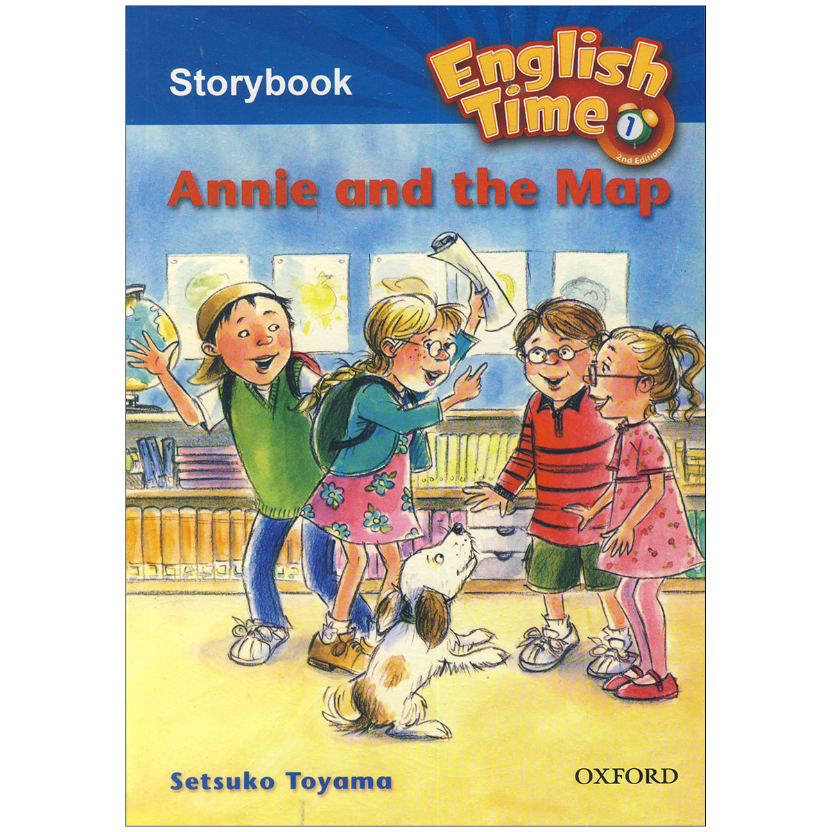 کتاب annie and the map اثرsetsuko toyama انتشارات oxford