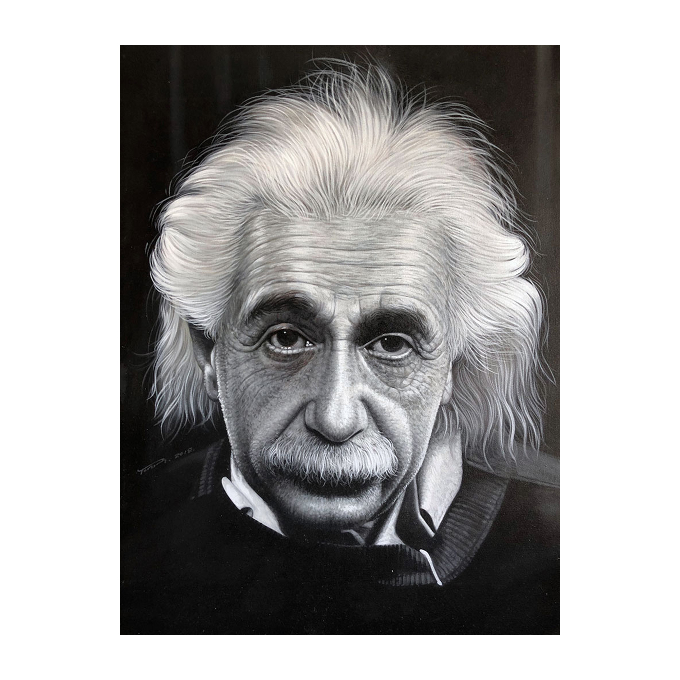 تابلو شاسی طرح البرت اینشتین مدل 01