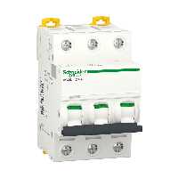 کلید مینیاتوری 3 پل 6 آمپر C6-6KA اشنایدر کد A9K24306