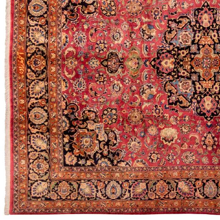 فرش قدیمی دستباف دوازده متری سی پرشیا کد 102443