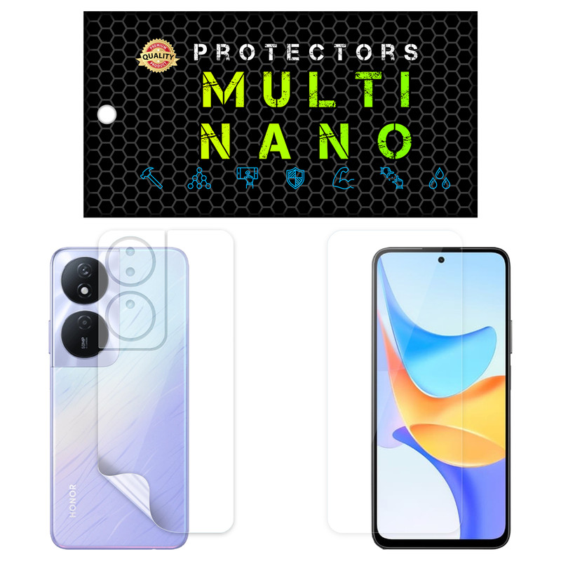 محافظ صفحه نمایش مولتی نانو مدل X-SFT مناسب برای گوشی موبایل آنر Play 50 Plus به همراه محافظ پشت | کالا برتری