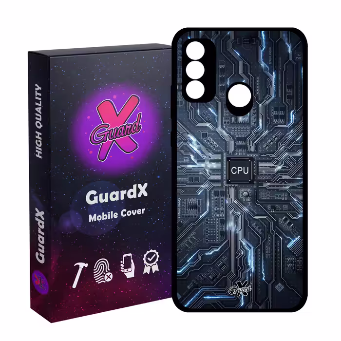 کاور گارد ایکس طرح CPU مدل Glass10504 مناسب برای گوشی موبایل هوآوی P Smart 2020