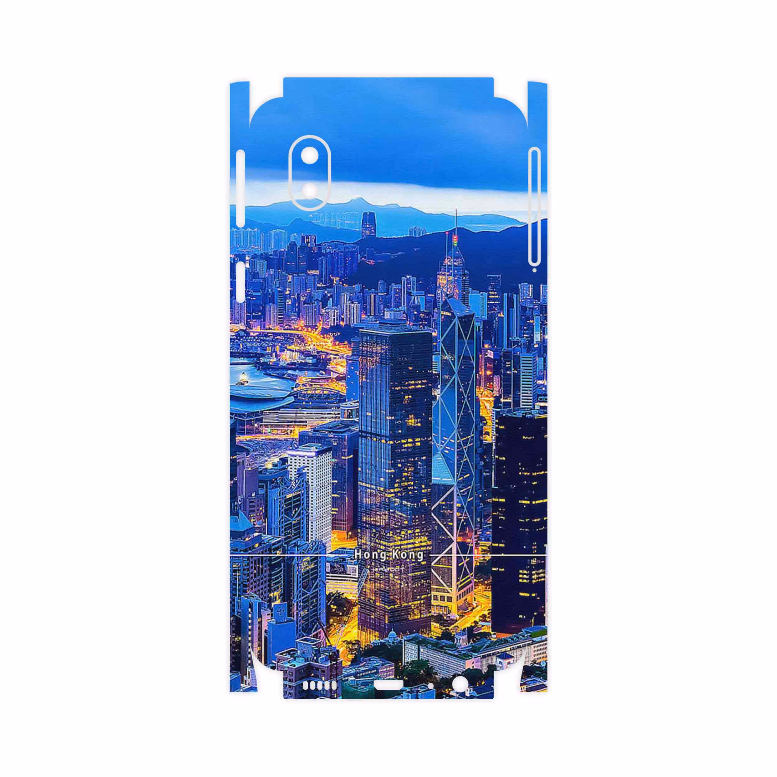 برچسب پوششی ماهوت مدل Hong Kong City-FullSkin مناسب برای گوشی موبایل سامسونگ Galaxy A01 Core