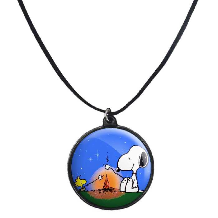 گردنبند پرمانه طرح اسنوپی کد pmb.14485