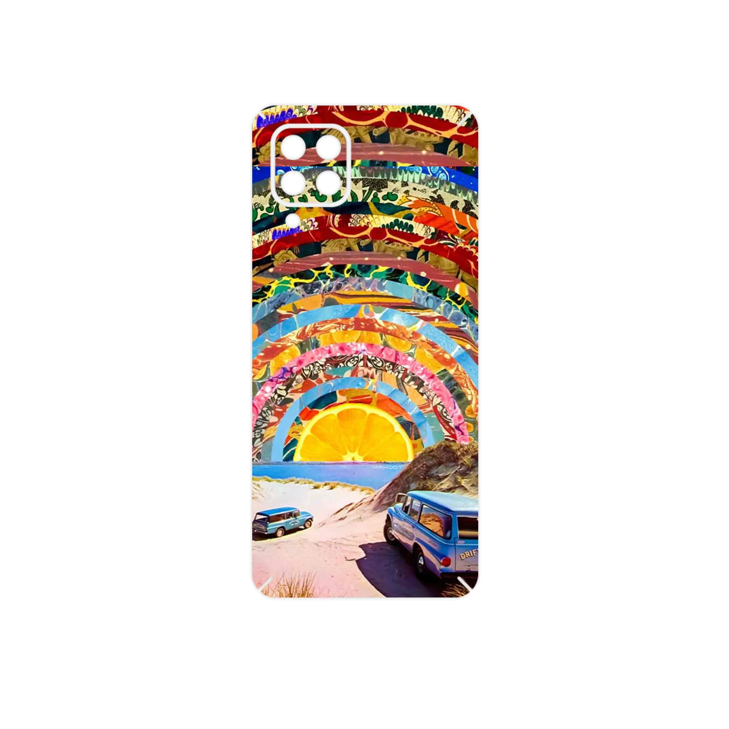 برچسب پوششی ماهوت مدل Collage of Orange Sky مناسب برای گوشی موبایل سامسونگ Galaxy M32