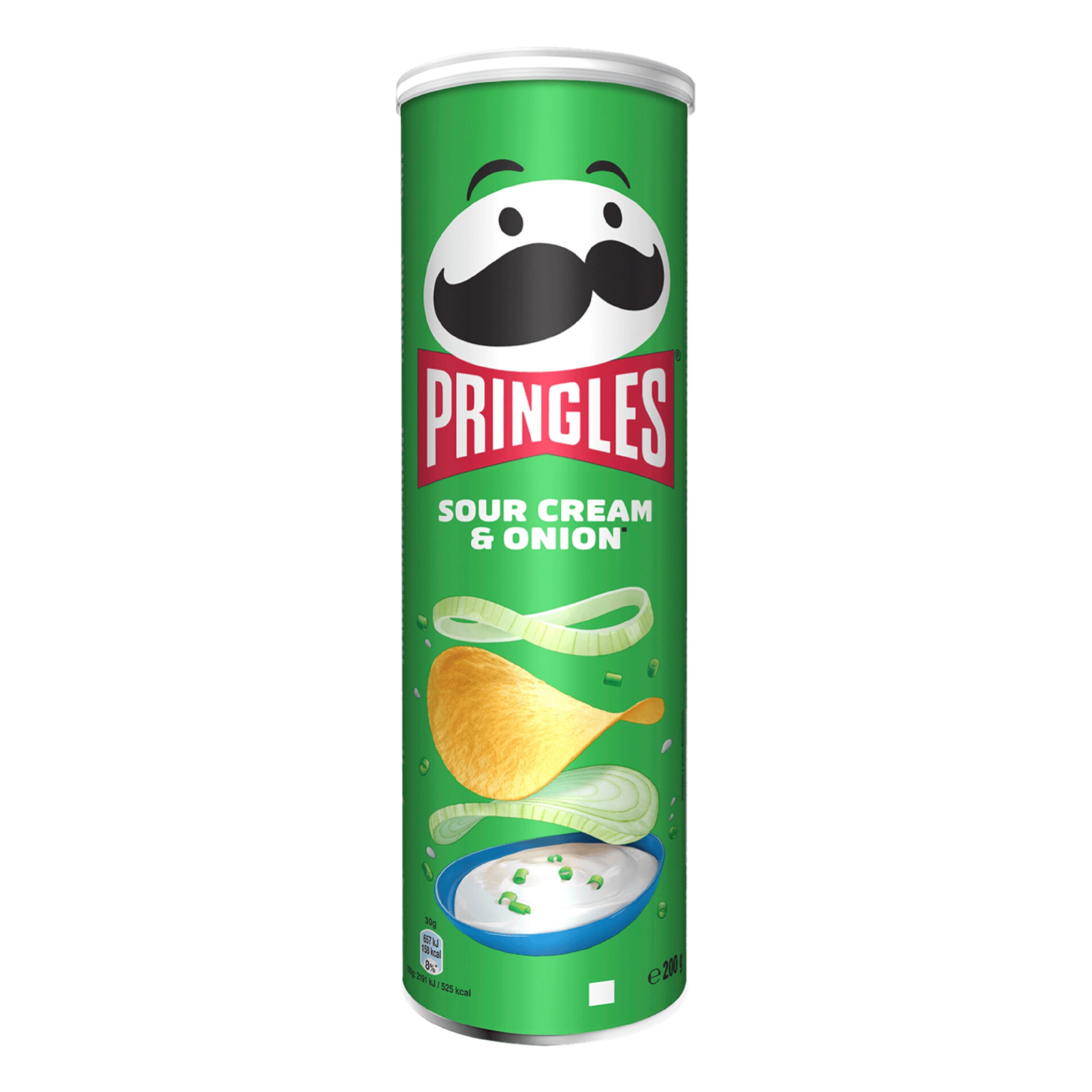 چیپس پرینگلز سبز با طعم پیاز و خامه 165 گرمی pringles

