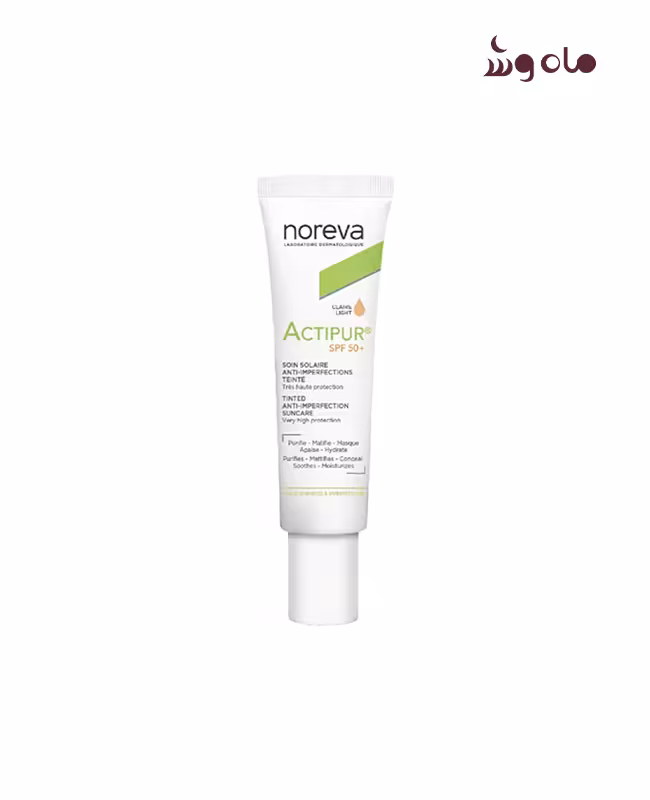 ضد آفتاب رنگی اکتی پور نوروا حاوی Spf 50 حجم 30 میل