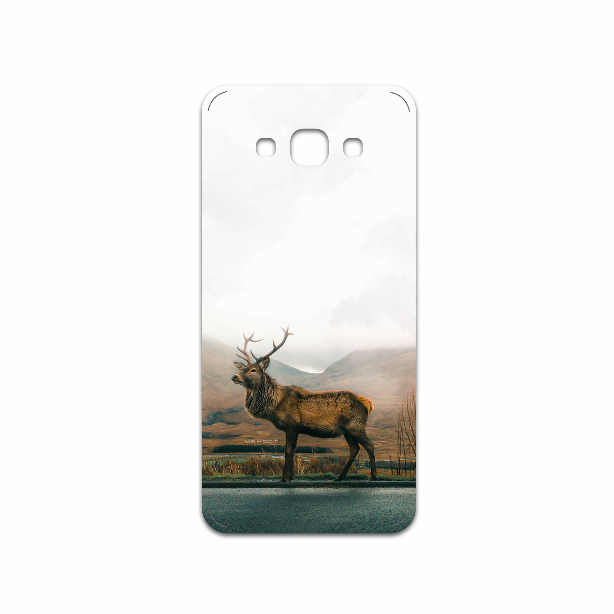 برچسب پوششی ماهوت مدل Horned Deer مناسب برای گوشی موبایل سامسونگ Galaxy A8