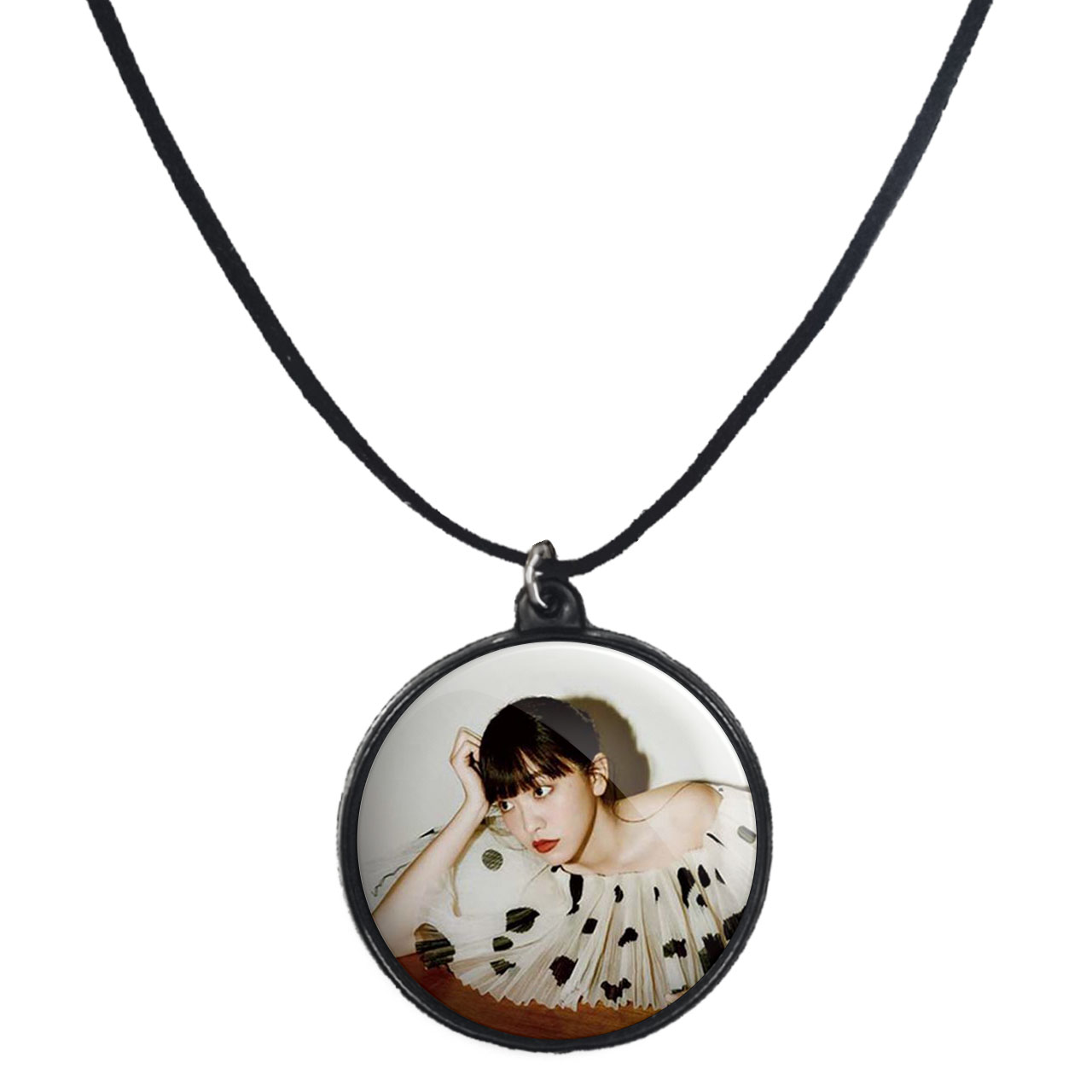 گردنبند پرمانه طرح red velvet کد pmb.12519 مدل دو طرفه