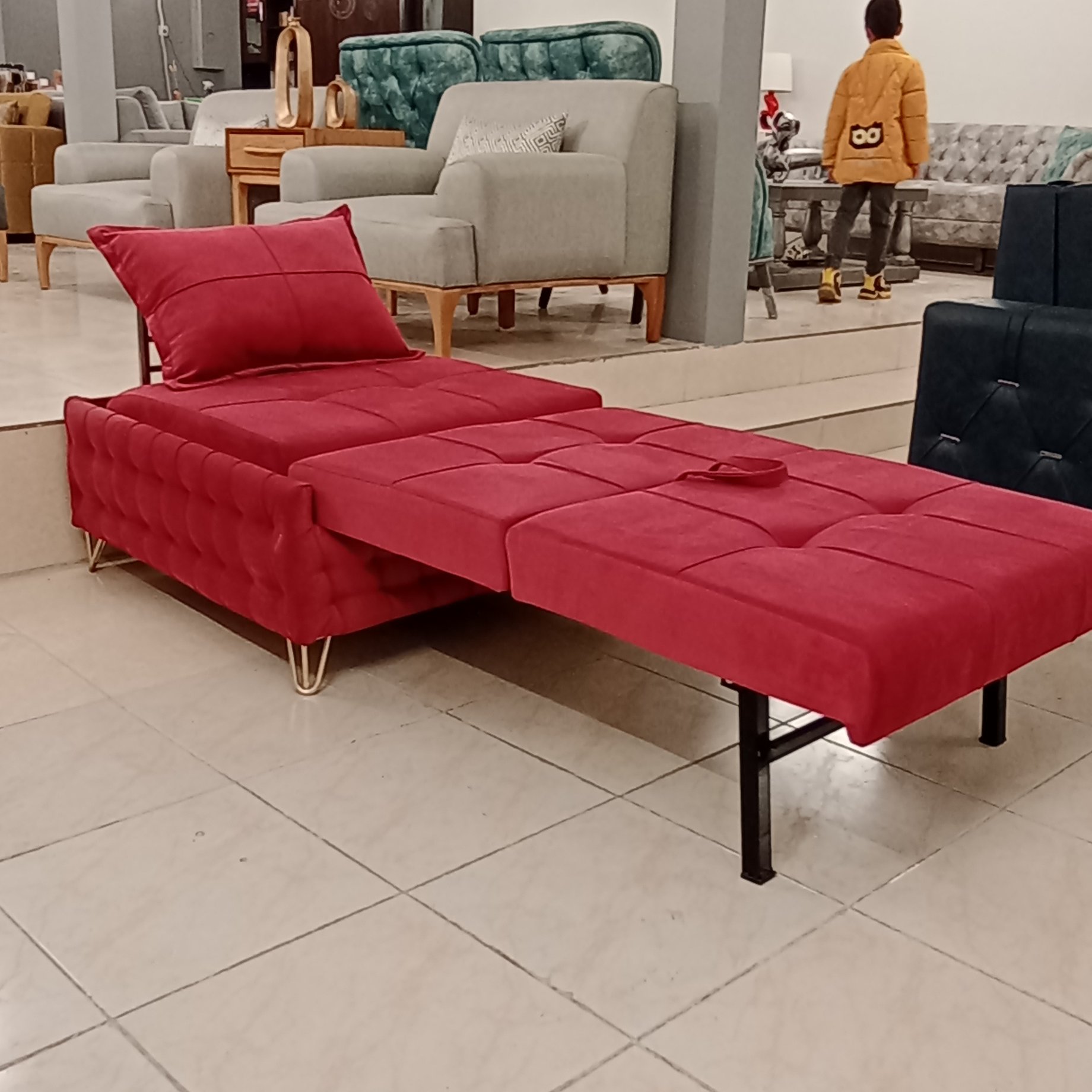 مبل تختخوابشو یکنفره بدون دسته مبلتختشو یکنفره کمجا و اقتصادی 