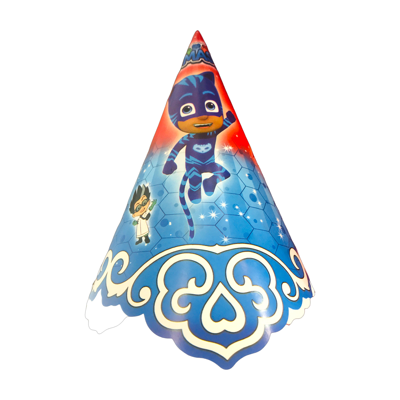 کلاه تولد مسترتم طرح شب نقابها پلاس بسته 10 عددی