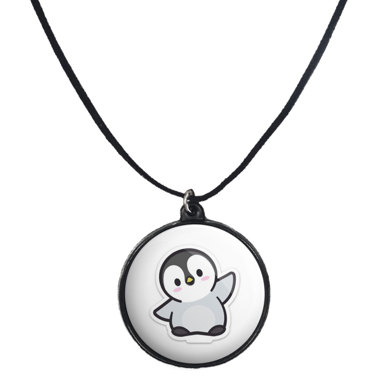 گردنبند پرمانه طرح حیوانات کیوت کد pmb.21435 مدل دو طرفه 