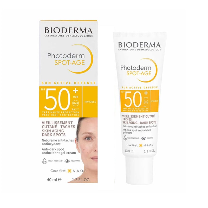 کرم ضد آفتاب بیرنگ ضدلک جوانساز اسپات بایودرما Bioderma Photoderm Spot-Age SPF50 40ml