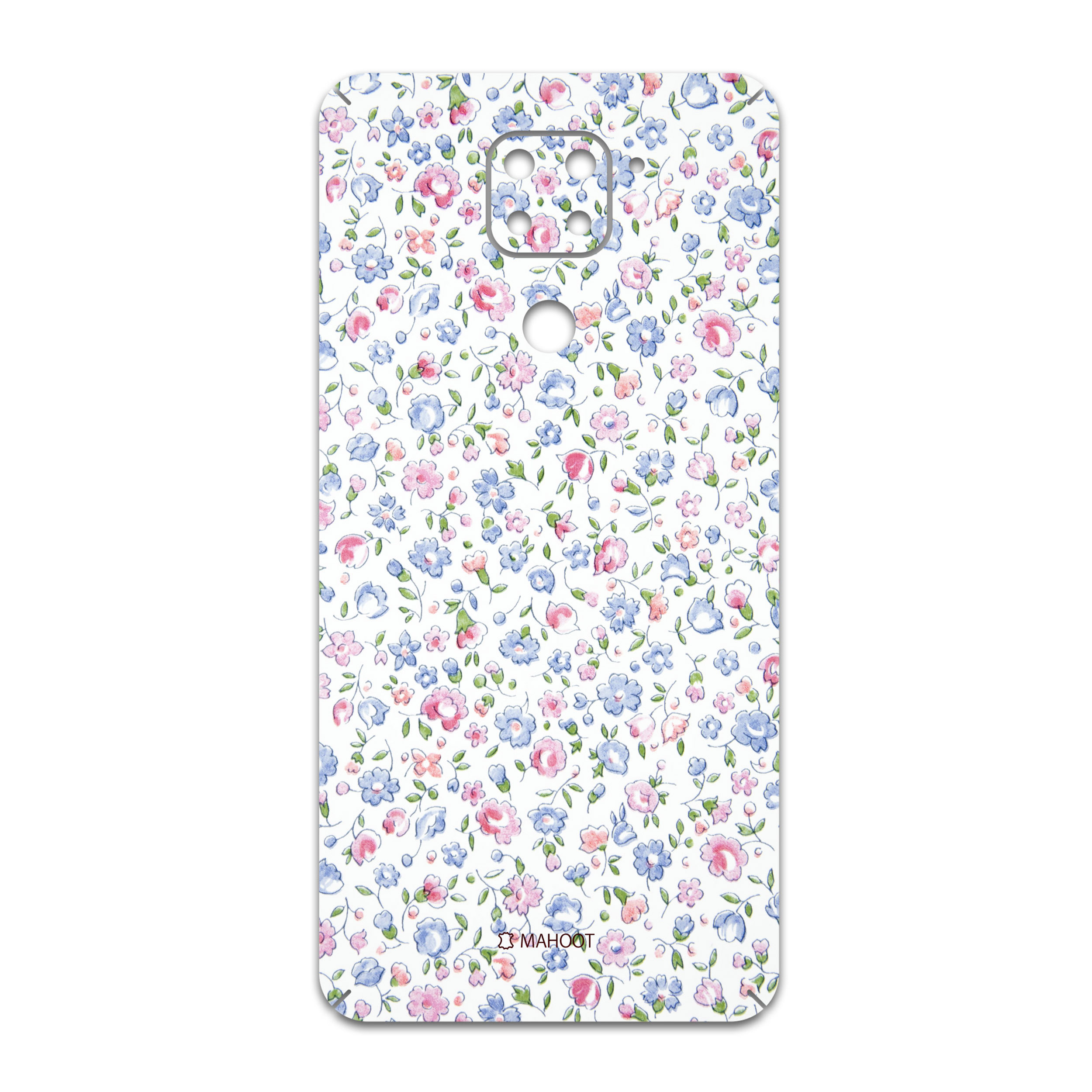 برچسب پوششی ماهوت مدل Painted-Flowers مناسب برای گوشی موبایل شیائومی Redmi Note 9