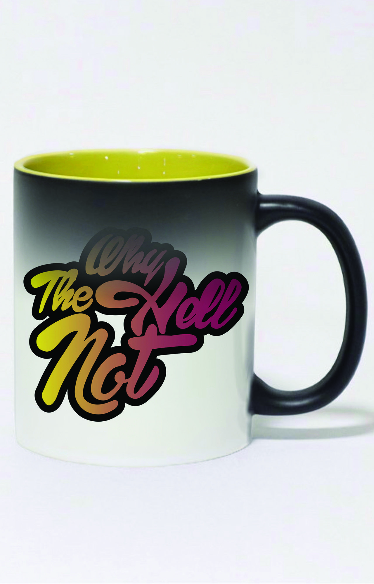 ماگ حرارتی داخل رنگی طرح نوشته کد 3145