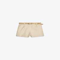 شورتک زنانه زارا DARTED BERMUDA SHORTS WITH BELT | تهران زارا TehranZara