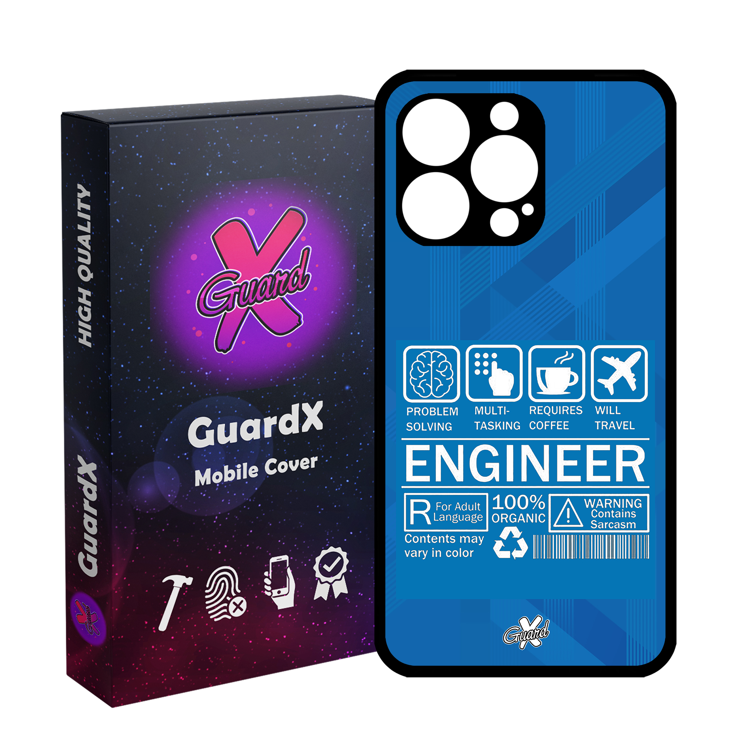 کاور گارد ایکس طرح مهندس مدل Glass10538 مناسب برای گوشی موبایل اپل iPhone 13 Pro