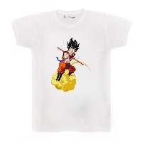 تی شرت بچگانه پرمانه طرح انیمه دراگون بال کد pmt.3786